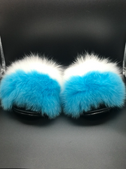 Skyy Fur Slides