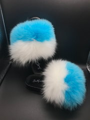 Skyy Fur Slides