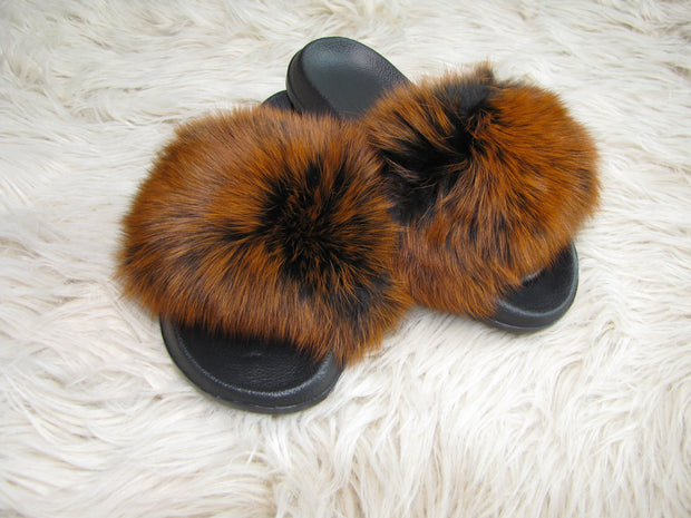 Dipped in Melanin Fur Slides