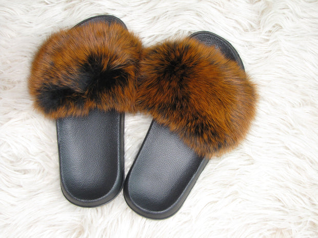 Dipped in Melanin Fur Slides