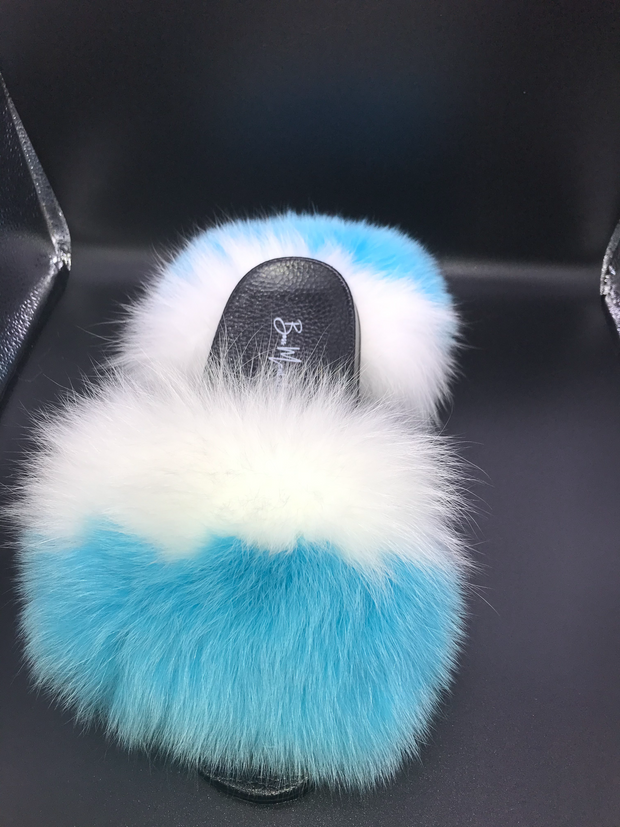 Skyy Fur Slides
